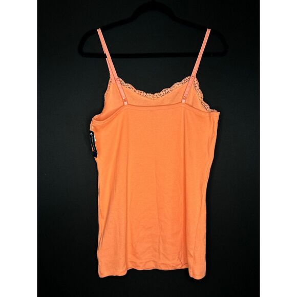 Women's Peachy Orange Y2K Fairycore Camisole Lace Trim Top *NWT* - XL - Picture 4 of 8